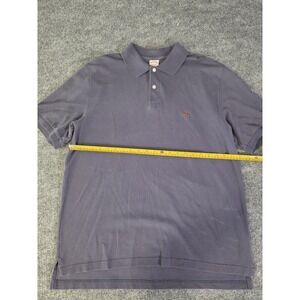 Brooks Brothers Polo Shirt Brown Logo | Large